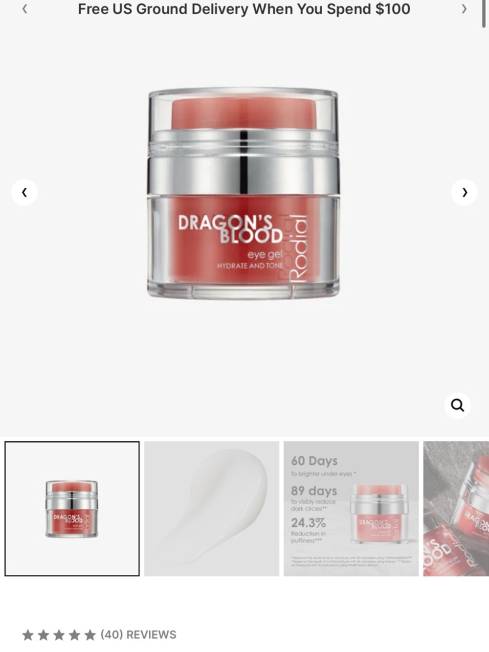 Rodial Dragon's Blood Eye Gel